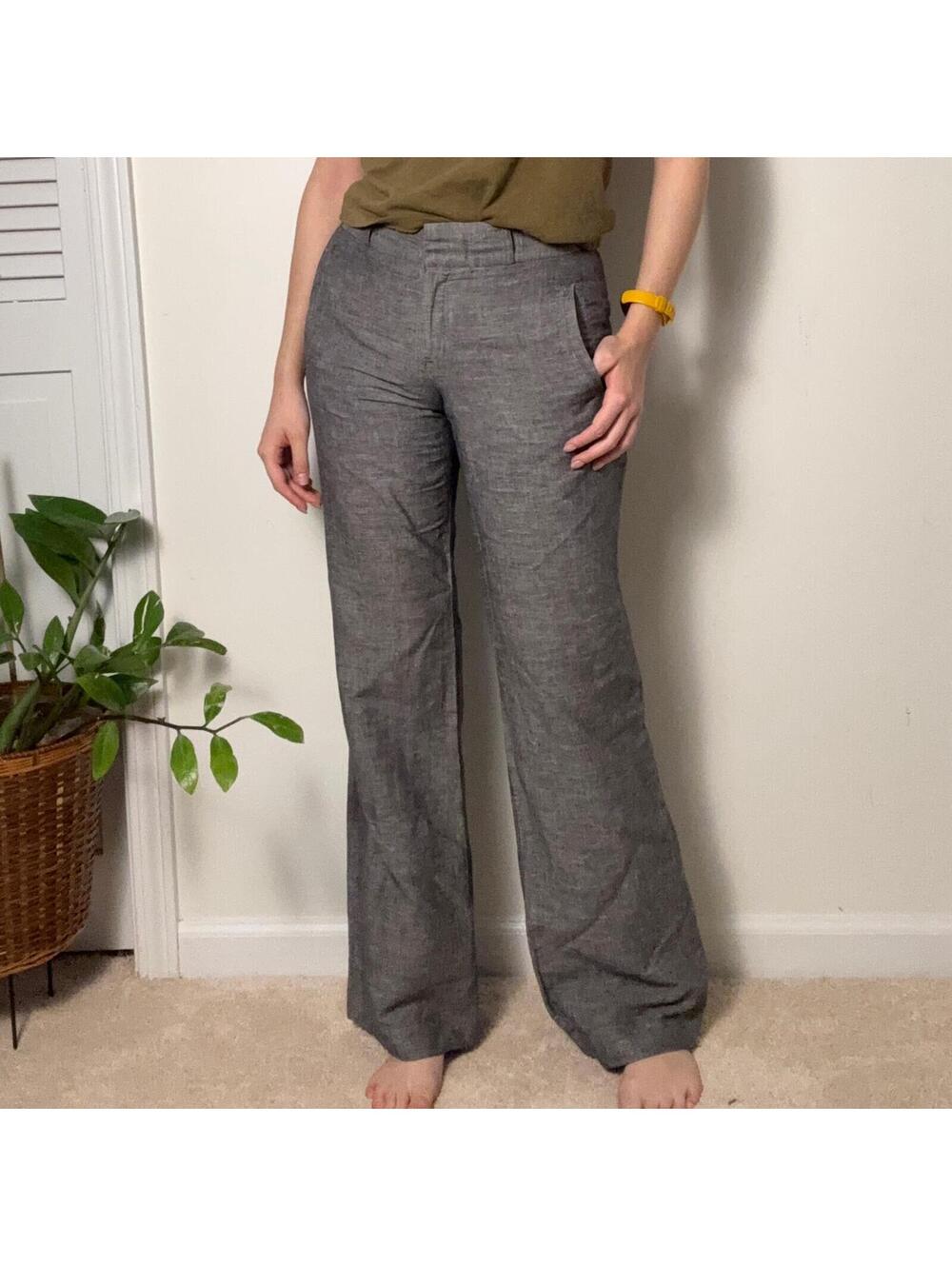 Banana Republic 00s Linen Low Rise Trousers